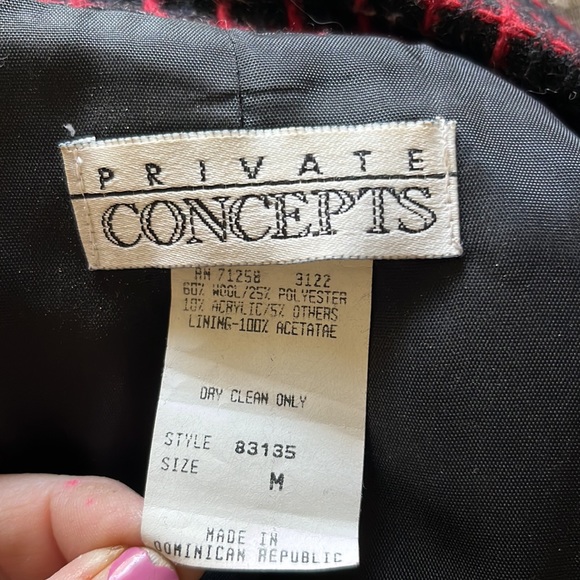 Private Concepts Vintage Coat Size Medium - Picture 5 of 5